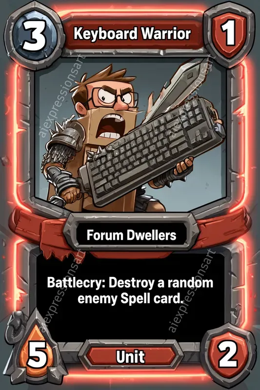Satirical Digital Tcg Cards