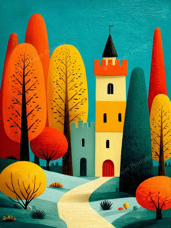 Whimsical Storybook For Kids Paintings