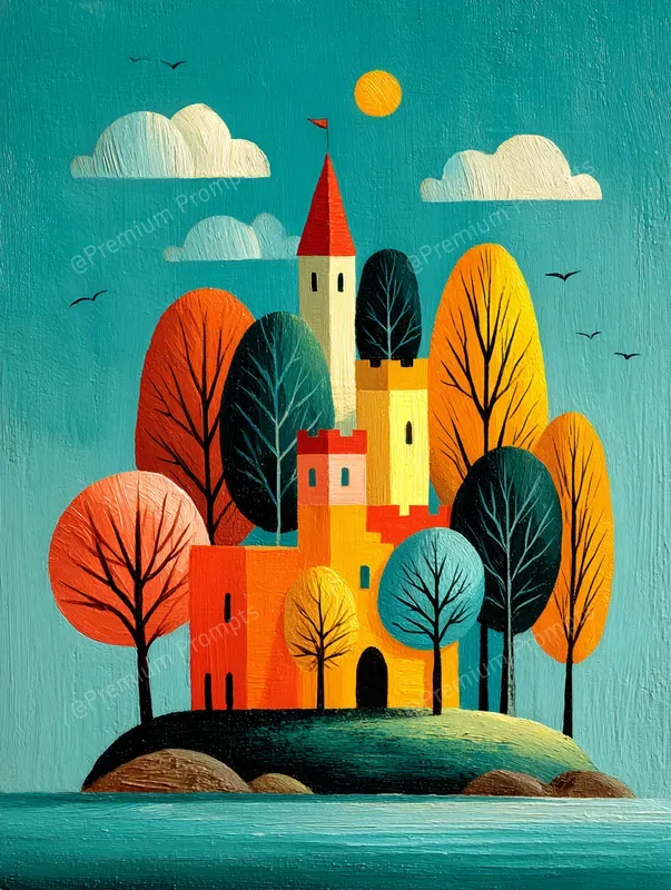 Whimsical Storybook For Kids Paintings