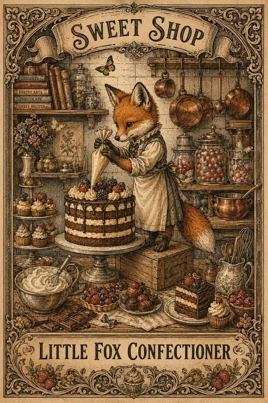 Vintage Whimsical Kitchen Companions