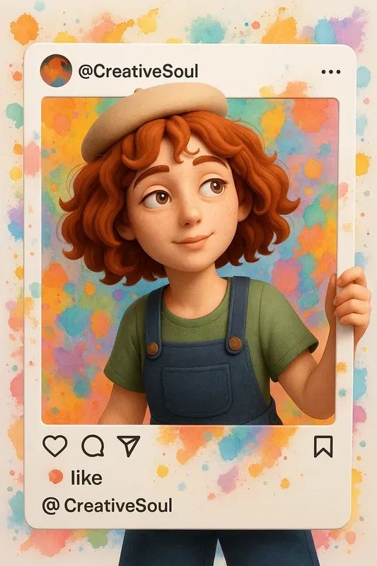 3D Social Profile Portraits