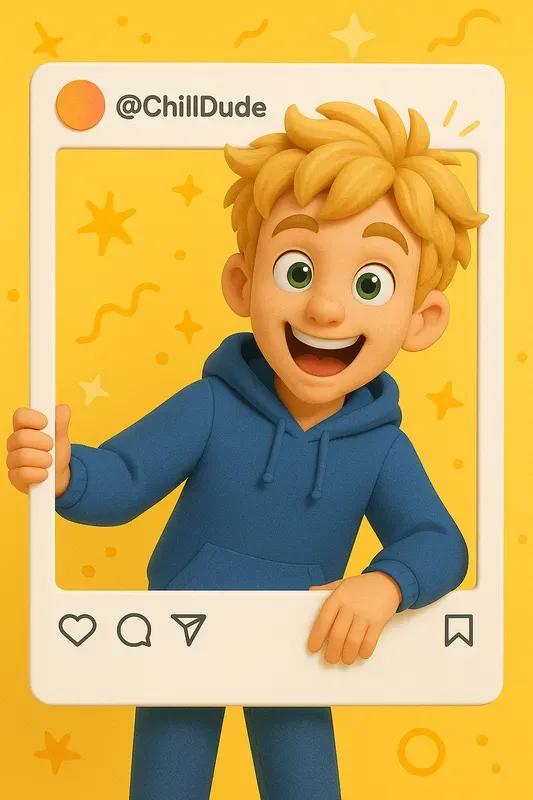 3D Social Profile Portraits