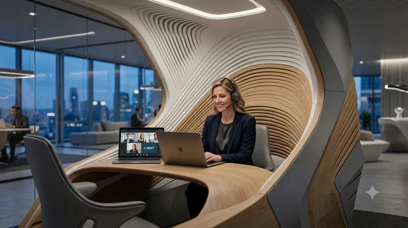 Executive Virtual Office Backgrounds