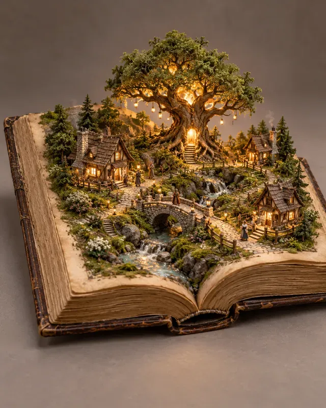 Miniature Worlds Inside Objects