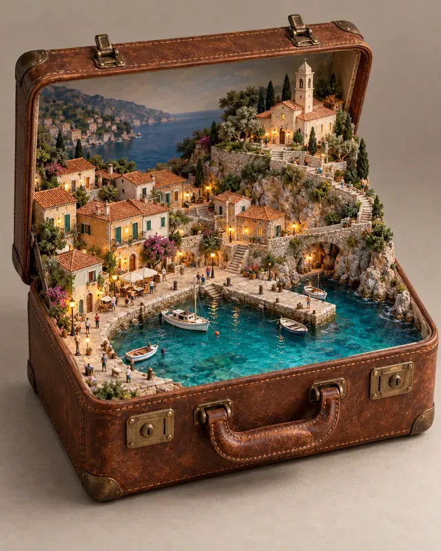 Miniature Worlds Inside Objects