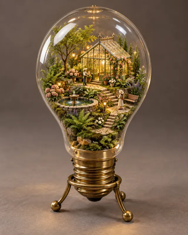 Miniature Worlds Inside Objects