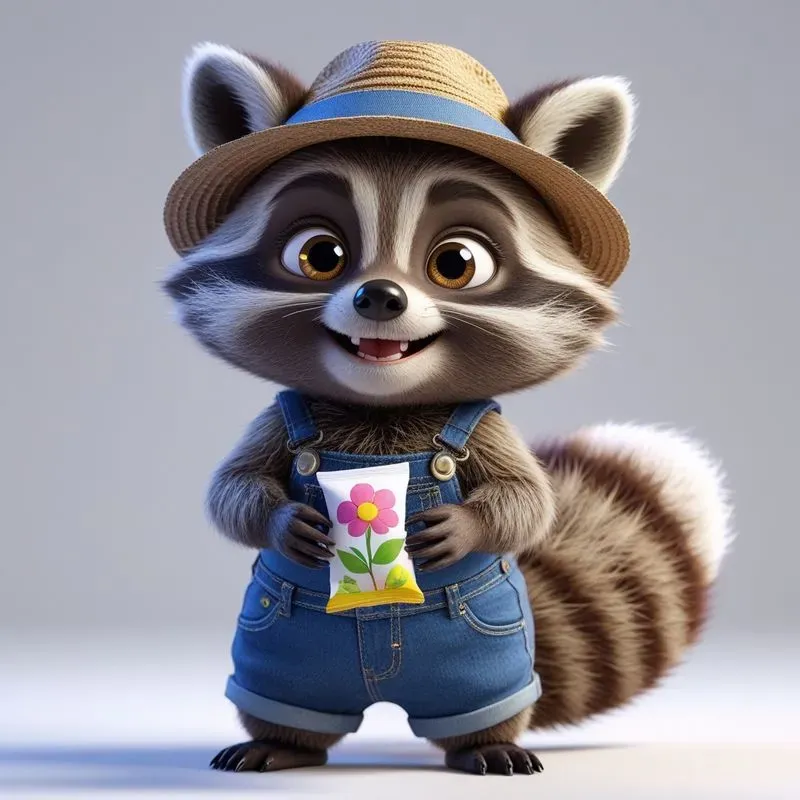 3D Cute Animals Little Gardeners
