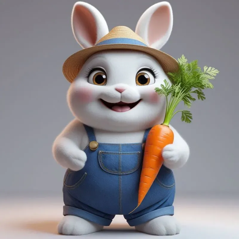 3D Cute Animals Little Gardeners