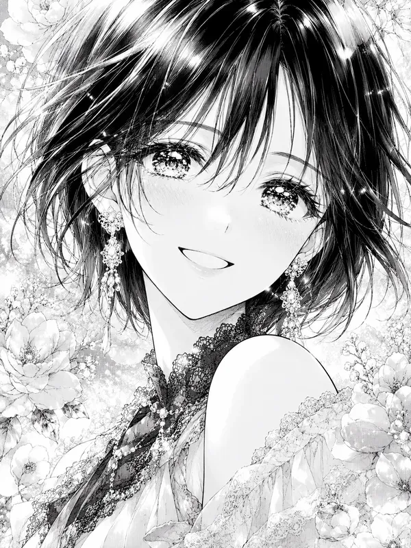 Elegant Shoujo Manga Portrait Generator