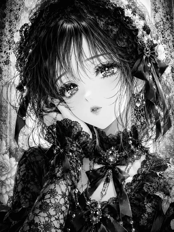 Elegant Shoujo Manga Portrait Generator
