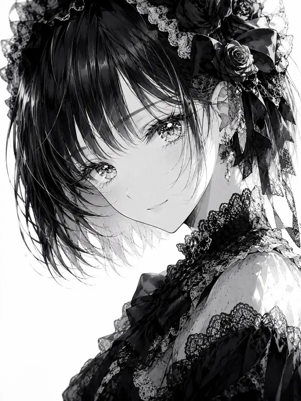 Elegant Shoujo Manga Portrait Generator