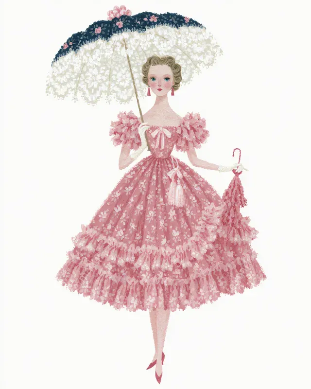 Rococo Summer Escape Cliparts