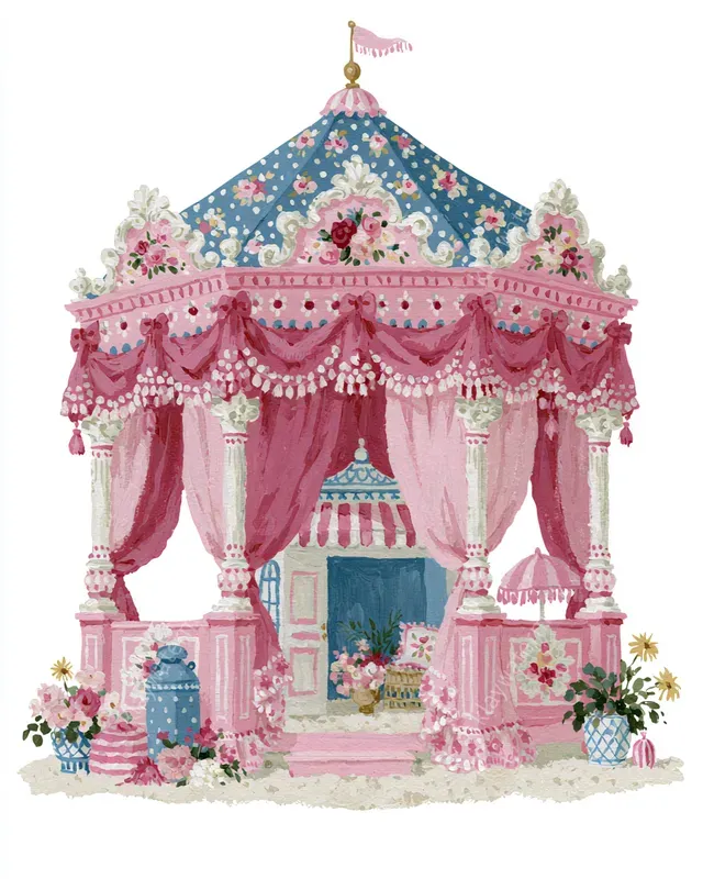 Rococo Summer Escape Cliparts