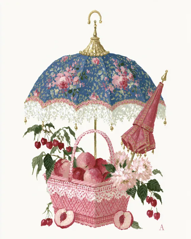 Rococo Summer Escape Cliparts
