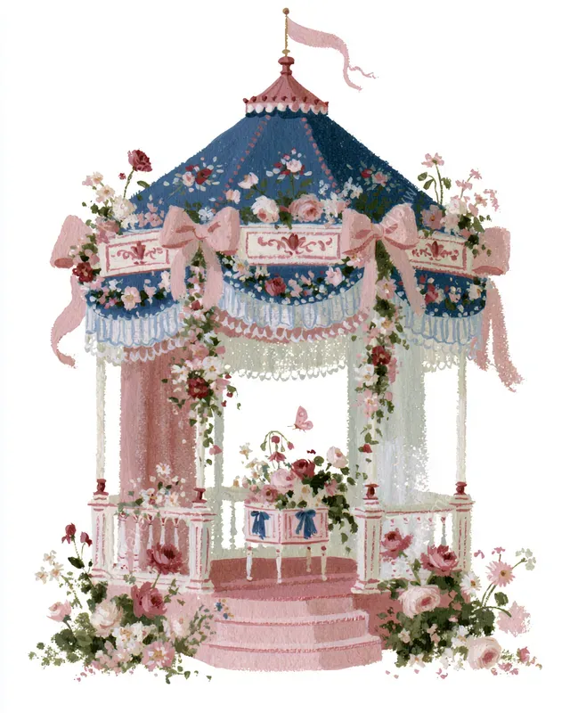 Rococo Summer Escape Cliparts
