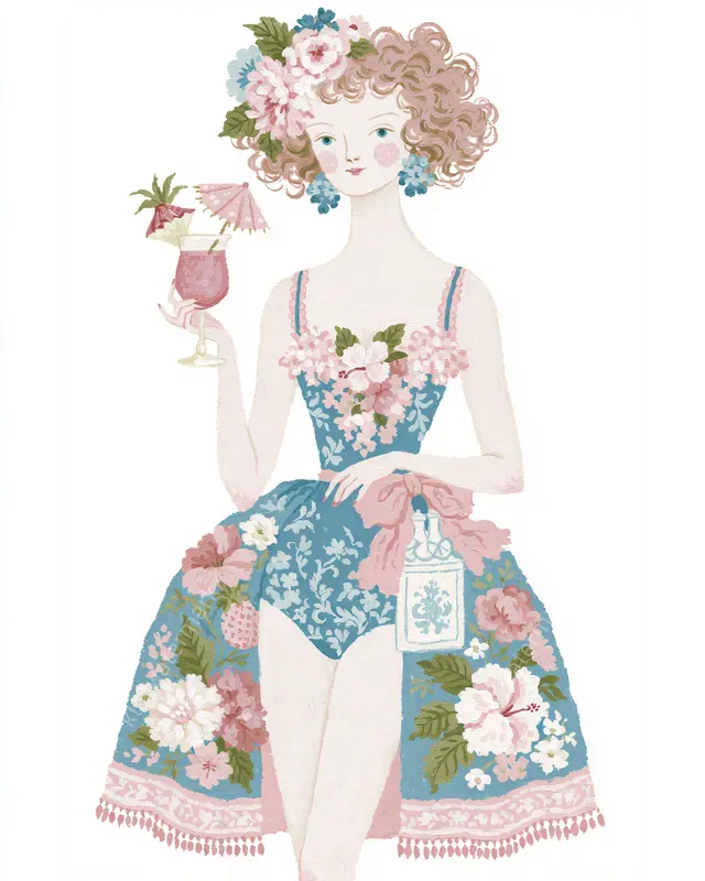 Rococo Summer Escape Cliparts