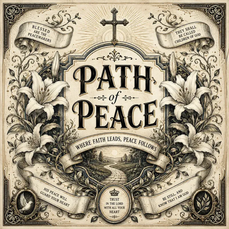 Sacred Vintage Typography Art