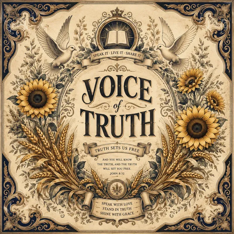 Sacred Vintage Typography Art