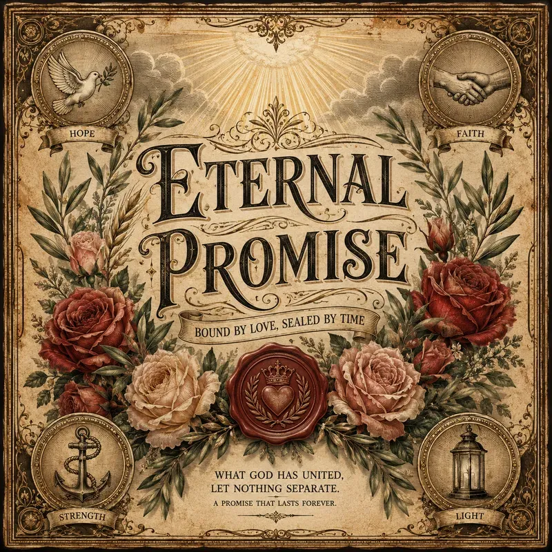 Sacred Vintage Typography Art