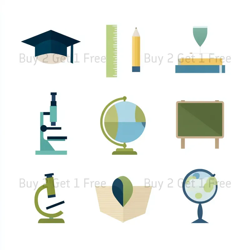 Eco Friendly Icon Set Clipart Logos