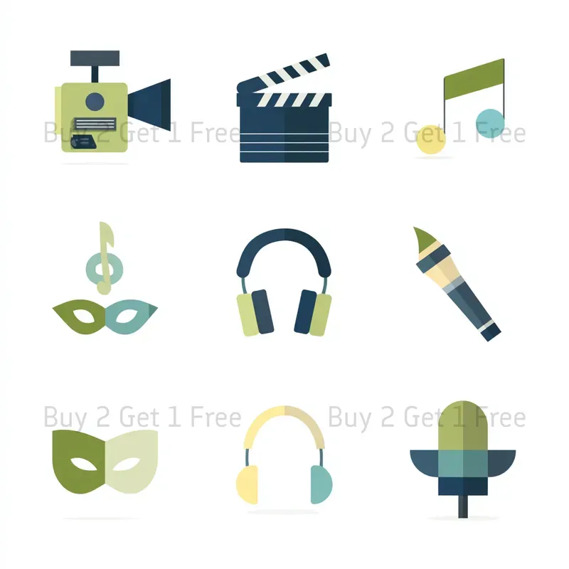 Eco Friendly Icon Set Clipart Logos