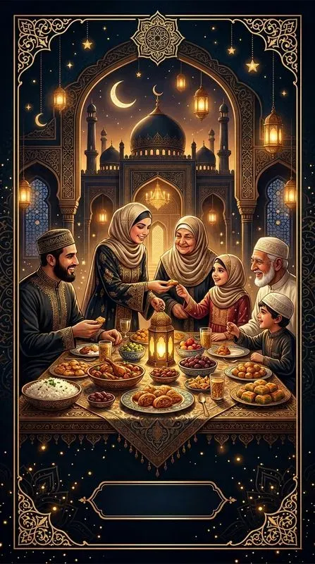 Luxury Eid Islamic Greeting Cards Gemi