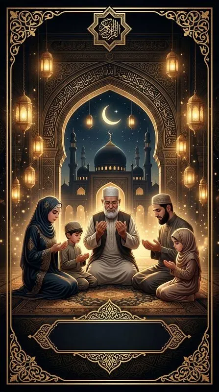 Luxury Eid Islamic Greeting Cards Gemi