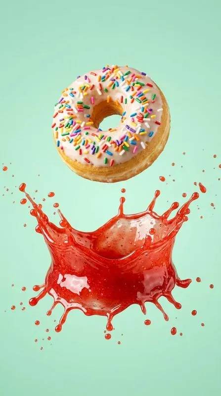 Pastel Dessert Splash Product Photos