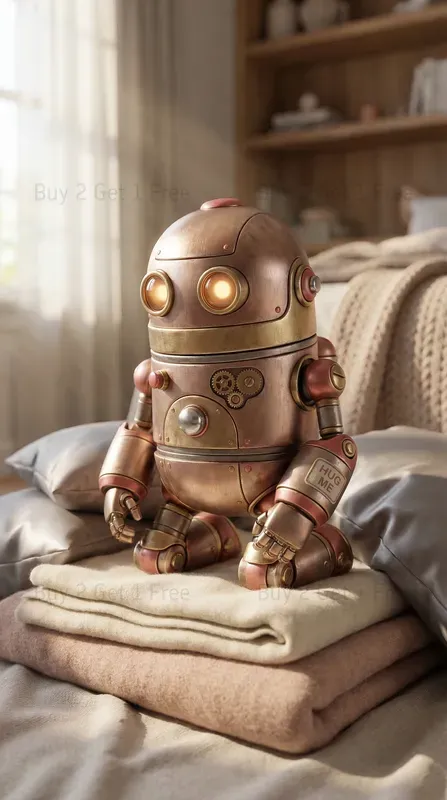 Cozy Sweet Robot Corners