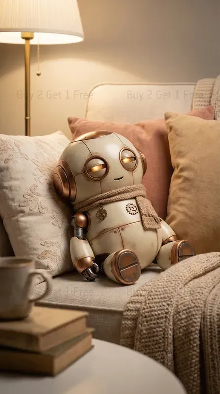 Cozy Sweet Robot Corners