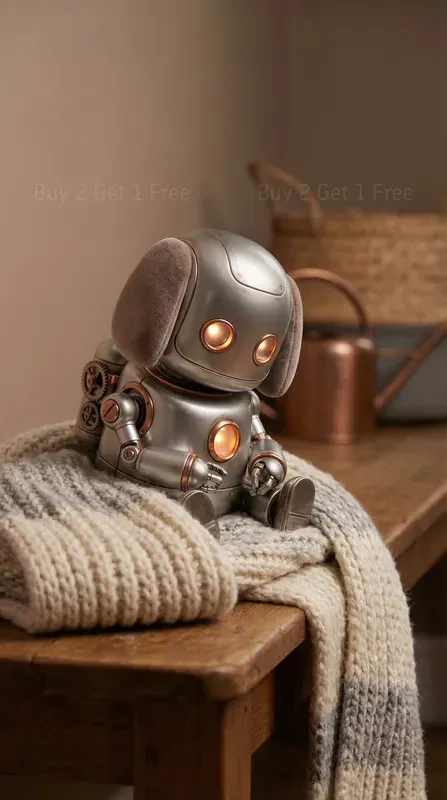 Cozy Sweet Robot Corners
