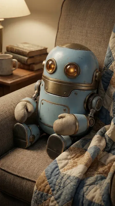 Cozy Sweet Robot Corners