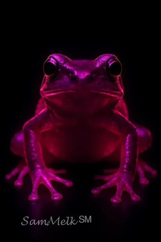 Vibrant Bioluminescence FX Art