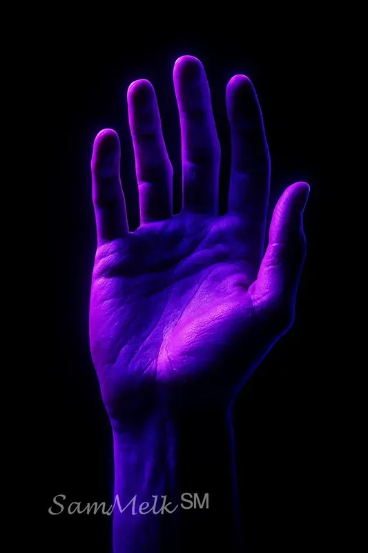 Vibrant Bioluminescence FX Art