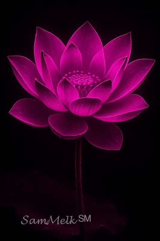 Vibrant Bioluminescence FX Art
