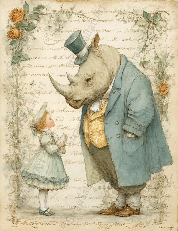 Storybook Kids Illustrations Junk Journals