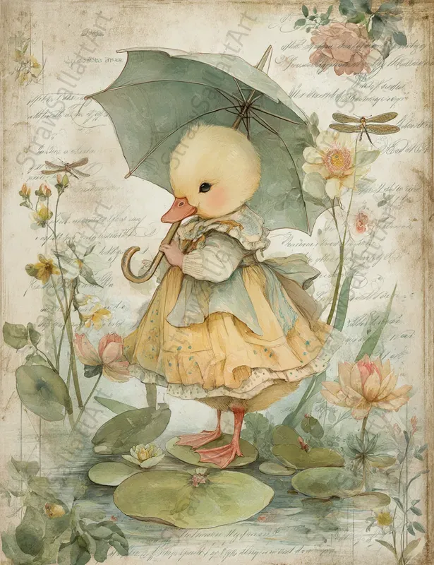 Storybook Kids Illustrations Junk Journals