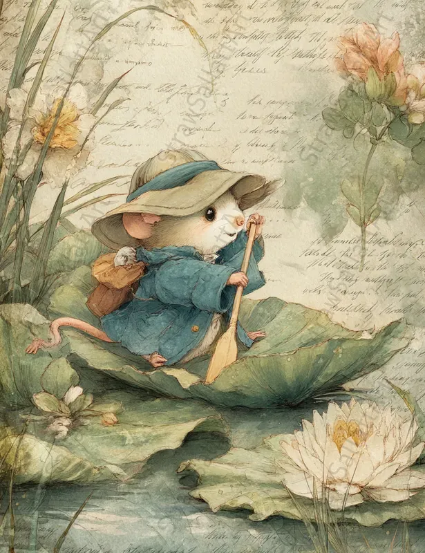 Storybook Kids Illustrations Junk Journals