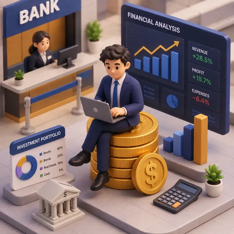 Modern Business 3D UI Character Assets