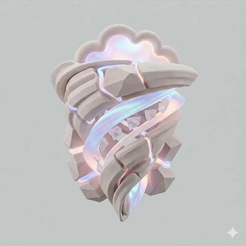 3D Surreal Abstract Branding Assets