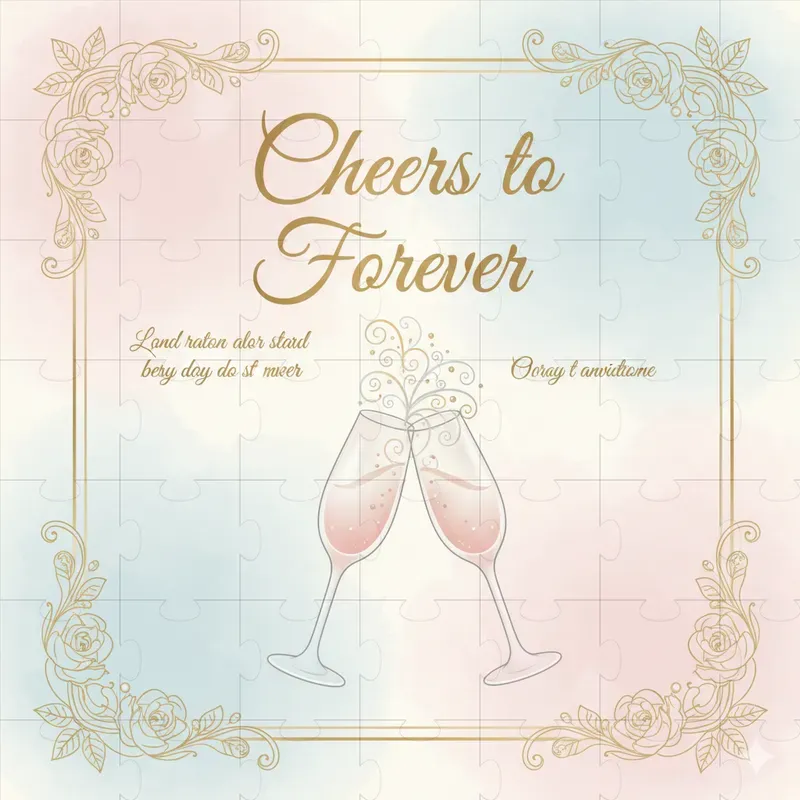 Elegant Wedding Anniversary Art