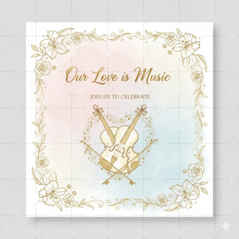 Elegant Wedding Anniversary Art