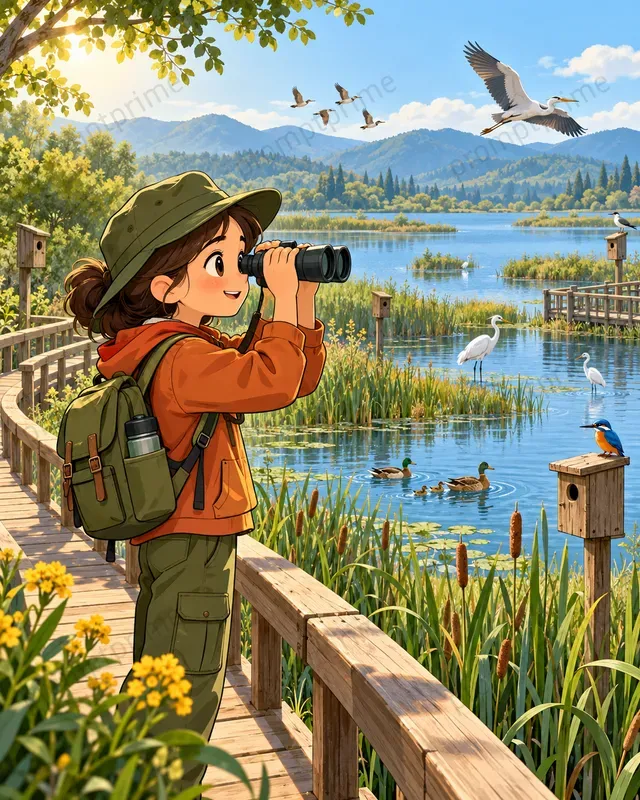 Cartoon Neighborhood Story Scenes