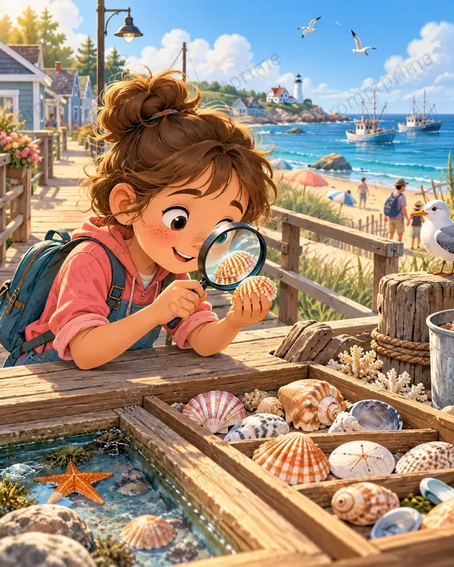Cartoon Neighborhood Story Scenes