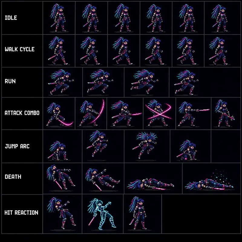 Sprite Sheet Animation Packs