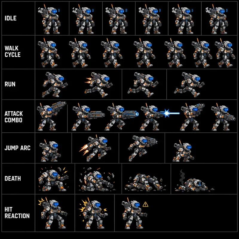 Sprite Sheet Animation Packs