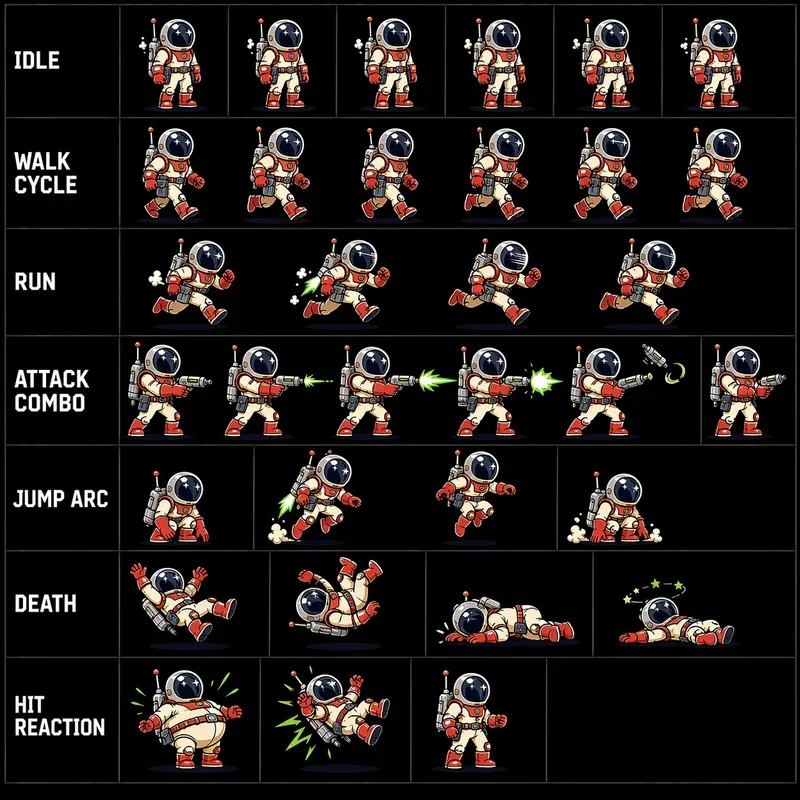 Sprite Sheet Animation Packs