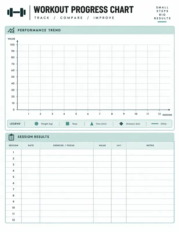 Fitness Workout Journal Templates