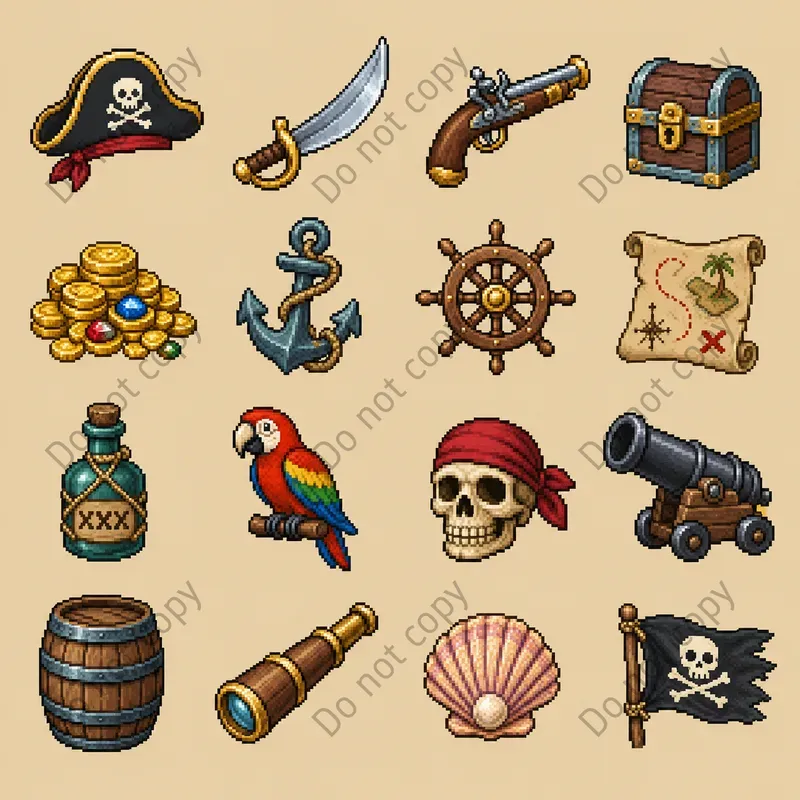 Retro Pixel Art Sprite Sheets
