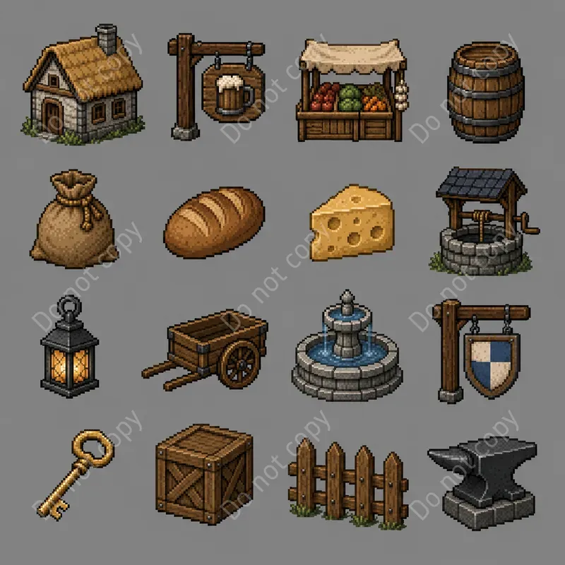 Retro Pixel Art Sprite Sheets